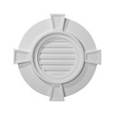 22in.W x 22in.H x 2 1/8in.P Round Gable Vent with Keystones, Functional
